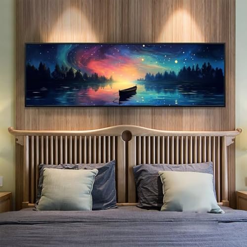 Diamond Painting Sternenhimmel Diamant Painting Bilder Erwachsene/Kinder, 15.7x39.3 Inch/40x100 cm Groß xxl 5D Diamond Painting See für Wand Deko, DIY Stickerei Diamant Kunst Set für Home Décor Diamond Painting Sternenhimmel Diamant Painting Bilder Erwachsene/Kinder, 15.7x39.3 Inch/40x100 cm Groß xxl 5D Diamond Painting See für Wand Deko, DIY Stickerei Diamant Kunst Set für Home Décor von Znnegxiia