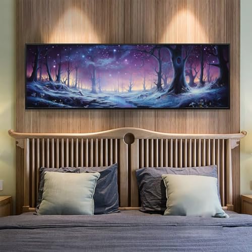 Diamond Painting Wald Diamant Painting Bilder Erwachsene/Kinder, 31.4x82.6 Inch/80x210 cm Groß xxl 5D Diamond Painting Landschaft für Wand Deko, DIY Kreuzstich Stickerei Diamant Kunst für Home Décor Diamond Painting Wald Diamant Painting Bilder Erwachsene/Kinder, 31.4x82.6 Inch/80x210 cm Groß xxl 5D Diamond Painting Landschaft für Wand Deko, DIY Kreuzstich Stickerei Diamant Kunst für Home Décor von Znnegxiia