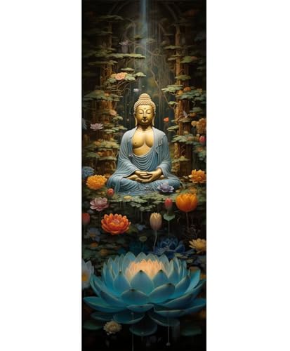 Diamond Painting Zen Diamant Painting Bilder Erwachsene/Kinder, 11.8x27.5 Inch/30x70 cm Groß xxl 5D Diamond Painting Blume für Wand Deko, DIY Kreuzstich Stickerei Diamant Kunst Set für Home Décor Diamond Painting Zen Diamant Painting Bilder Erwachsene/Kinder, 11.8x27.5 Inch/30x70 cm Groß xxl 5D Diamond Painting Blume für Wand Deko, DIY Kreuzstich Stickerei Diamant Kunst Set für Home Décor von Znnegxiia