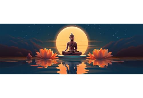 Diamond Painting Zen Diamant Painting Bilder Erwachsene/Kinder, 31.4x82.6 Inch/80x210 cm Groß xxl 5D Diamond Painting Blume für Wand Deko, DIY Kreuzstich Stickerei Diamant Kunst Set für Home Décor Diamond Painting Zen Diamant Painting Bilder Erwachsene/Kinder, 31.4x82.6 Inch/80x210 cm Groß xxl 5D Diamond Painting Blume für Wand Deko, DIY Kreuzstich Stickerei Diamant Kunst Set für Home Décor von Znnegxiia