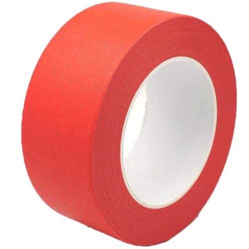 Zo.Yehaa Rotes Maler-Klebeband, 5,1 cm breit, 5,1 cm x 50 m, für Bastelarbeiten, Kunsthandwerk, Malen, Beschriften, Dekorationen, Schulprojekte, Zuhause und Büro Zo.Yehaa Rotes Maler-Klebeband, 5,1 cm breit, 5,1 cm x 50 m, für Bastelarbeiten, Kunsthandwerk, Malen, Beschriften, Dekorationen, Schulprojekte, Zuhause und Büro von Zo.Yehaa