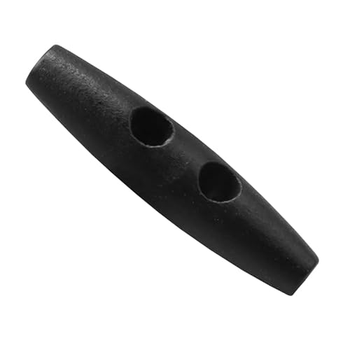 Knebelknöpfe aus Naturholz – Holzhorn, 2 Löcher, Ersatzknöpfe – Olivenform, Holzknebel, Nähschnalle, Basteln, DIY-Kleidungszubehör, schwarz, 30 mm, 50 Stück Knebelknöpfe aus Naturholz – Holzhorn, 2 Löcher, Ersatzknöpfe – Olivenform, Holzknebel, Nähschnalle, Basteln, DIY-Kleidungszubehör, schwarz, 30 mm, 50 Stück von ZoTuoART