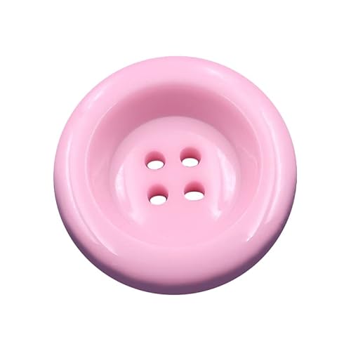 ZoTuoART Runde Knöpfe aus Kunstharz, mehrfarbig, 4 Löcher, Ersatzknöpfe, Bonbonfarben, handgefertigt, Ornament, Bekleidungszubehör, Nähknöpfe, Rosa, 25 mm (10 Stück) ZoTuoART Runde Knöpfe aus Kunstharz, mehrfarbig, 4 Löcher, Ersatzknöpfe, Bonbonfarben, handgefertigt, Ornament, Bekleidungszubehör, Nähknöpfe, Rosa, 25 mm (10 Stück) von ZoTuoART