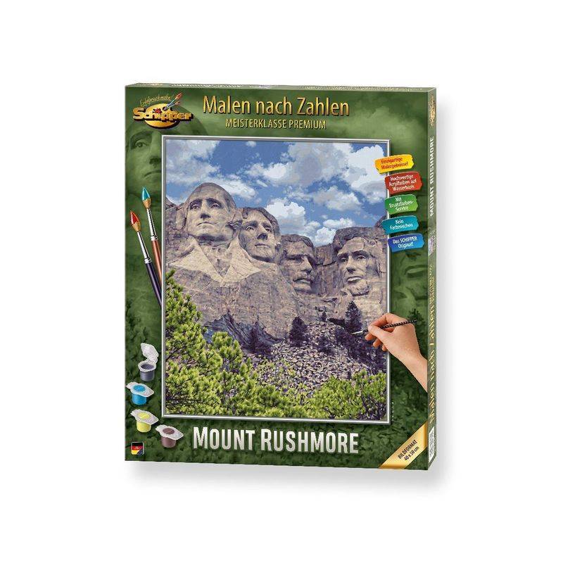 Meisterklasse Premium, Malen Nach Zahlen (Mal-Sets) - Mnz - Mount Rushmore von Zoch