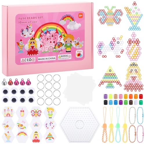Zocipro 1200 Stück 10mm Bügelperlen Große - 16 Bunte Farben XL Maxi Steckperlen mit Bügelperlen Platten - Kreatives Bastelset Kindergeburtstag Perlenset Kinder ab 3 Jahren - Basteln Geschenk Mädchen Zocipro 1200 Stück 10mm Bügelperlen Große - 16 Bunte Farben XL Maxi Steckperlen mit Bügelperlen Platten - Kreatives Bastelset Kindergeburtstag Perlenset Kinder ab 3 Jahren - Basteln Geschenk Mädchen von Zocipro