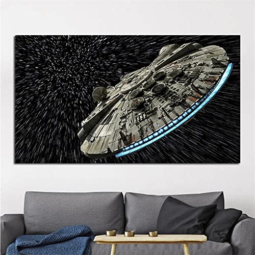 Diamond Painting Raumschiff,5D Diamond Painting Set,Diamant Painting Bilder Groß, DIY Diamant Malerei Erwachsene & Kinder,Diamant Kunst Handwerk für Heimdekor Wand 40x80cm/16x31in von Zocunzi