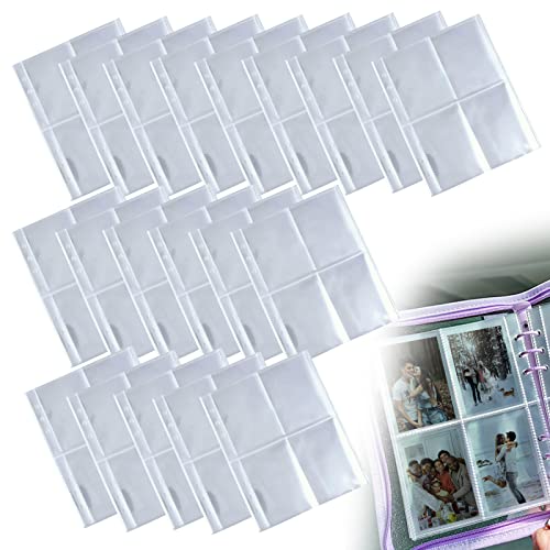 ZoeTekway Packung mit 20 A5 6-Loch-Klarsicht-Ordnertaschen, 4 Fächer, Ordnerabdeckung, wasserdichte Ordnertaschen für Ordner und Ringbuchalben, Plastikbeutel für lose Blätter ZoeTekway Packung mit 20 A5 6-Loch-Klarsicht-Ordnertaschen, 4 Fächer, Ordnerabdeckung, wasserdichte Ordnertaschen für Ordner und Ringbuchalben, Plastikbeutel für lose Blätter von ZoeTekway