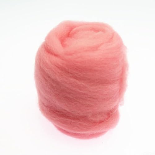 Nadelfilz-Wollfaser, 20 g, kardiert, Perendale, für Nadel- und Nassfilzarbeiten, mit Faserlänge 80, 120 mm und 29, 30 Dicke (6#) von Zoegneer
