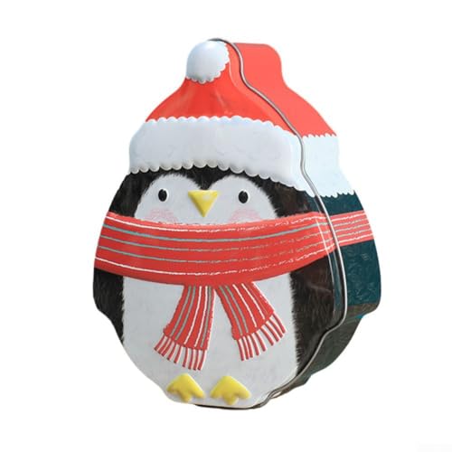 Zoegneer Weihnachts-Blechdose, Weihnachtsmann-Süßigkeiten-Aufbewahrungsdose, Geschenkbox, für Süßigkeiten zu Weihnachten, 4 Stück Zoegneer Weihnachts-Blechdose, Weihnachtsmann-Süßigkeiten-Aufbewahrungsdose, Geschenkbox, für Süßigkeiten zu Weihnachten, 4 Stück von Zoegneer