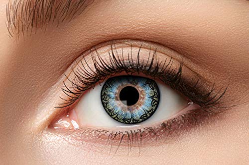 Eyecatcher 84079241-a54 - Natürliche Farbige Kontaktlinsen, 1 Paar, für 12 Monate, Mehrfarbig, Karneval, Fasching, Halloween von Zoelibat