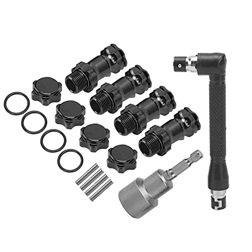 17mm Sechskantadapter 1/8 RC -Autoverlängerung 29 mm 17mm Sockel -Spanner -Set für RC -Auto -Enthusiasten anwendbar (Schwarz) von Zoeyilan