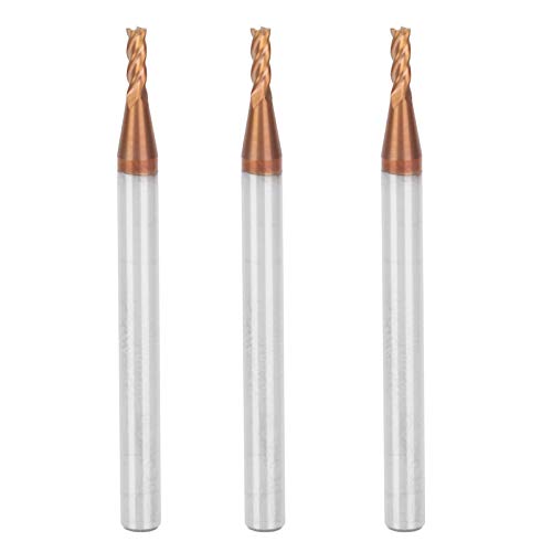 3-teiliges CNC-Schaftfräser-Werkzeug, Hartmetall-Schneidwerkzeug, Wolframstahl, Metallbearbeitungsbedarf, 2 x 50 x 4T 3-teiliges CNC-Schaftfräser-Werkzeug, Hartmetall-Schneidwerkzeug, Wolframstahl, Metallbearbeitungsbedarf, 2 x 50 x 4T von Zoeyilan