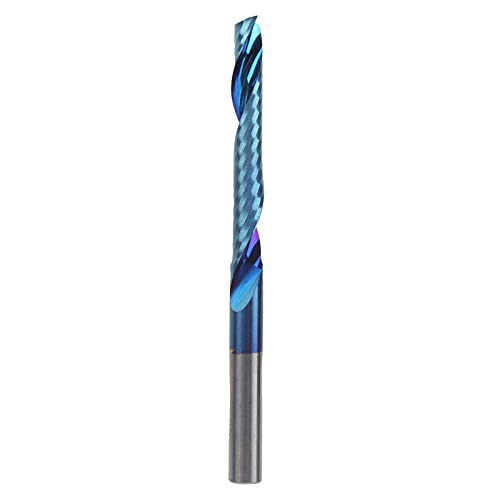 Einzelflöteschneider Wolfram Stahl Spiralendmühle gerade Shank CNC Router Bit 4x28x55 Abriebschipentfernung Effizienz Flugzeug Notch -Stufe Profiling -Mahlen Einzelflöteschneider Wolfram Stahl Spiralendmühle gerade Shank CNC Router Bit 4x28x55 Abriebschipentfernung Effizienz Flugzeug Notch -Stufe Profiling -Mahlen von Zoeyilan