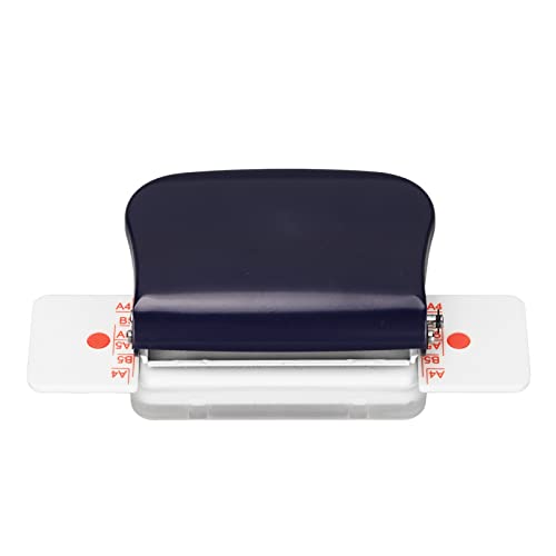 Manuelle Bindungsmaschinen Mehrzweck 6 Löcher Cinch Book Binding Machine Praktische Werkzeug für Home Office (Blau) von Zoeyilan