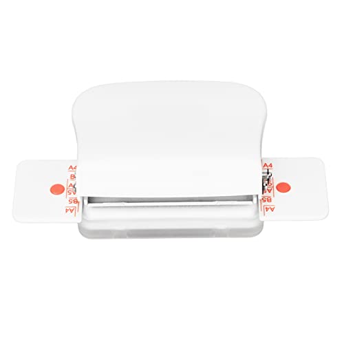 Manuelle Bindungsmaschinen Mehrzweck 6 Löcher Cinch Book Binding Machine Praktische Werkzeug für Home Office (Weiß) von Zoeyilan