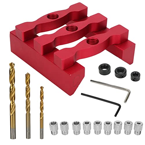 Selbst zentrierende Doweling Jig Aluminiumlegierung HSS 90 ° Winkel Holzbearbeitung Lokator für DIY -Projekte Selbst zentrierende Doweling Jig Aluminiumlegierung HSS 90 ° Winkel Holzbearbeitung Lokator für DIY -Projekte von Zoeyilan