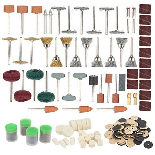 347 Pcs Tool Set With Multi Grinding Stone Off Polishing Wheel Sanding Disc Deburring Rotating Kit Ideal For /8in Shank Tools Great For Cutting Grinding Carving Engraving von Zohisin