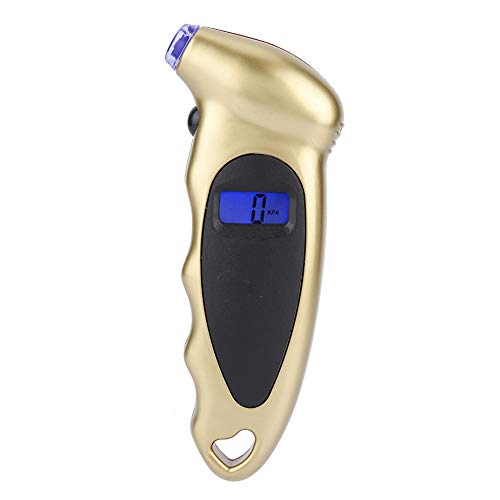 Zohisin Car Truck Digitaler Reifendruckmessgerirte Luft -Psi -Testermesser mit 4 Einstellungen Gold ideal zum Messen des Autos und des Reifendrucks genau (Gold) von Zohisin