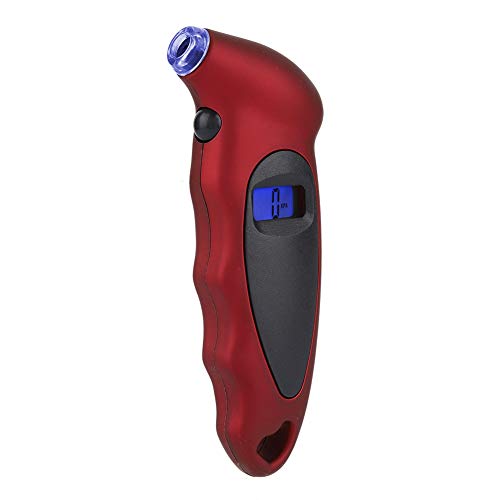 Zohisin Car Truck Digitaler Reifendruckmessgerirte Luft -Psi -Testermesser mit 4 Einstellungen Gold ideal zum Messen des Autos und des Reifendrucks genau (Red) von Zohisin