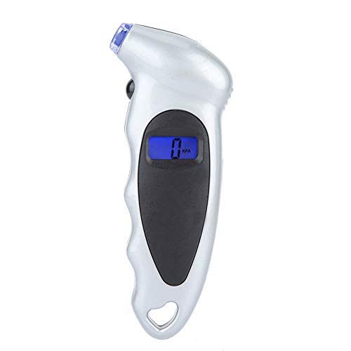 Zohisin Car Truck Digitaler Reifendruckmessgerirte Luft -Psi -Testermesser mit 4 Einstellungen Gold ideal zum Messen des Autos und des Reifendrucks genau (Silver) von Zohisin