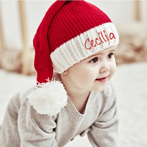 Weihnachtsmütze, gestrickte Weihnachtsmütze, personalisierbar, bestickt, warm, Plüschmütze, Weihnachtsfeier, Gastgeschenk Weihnachtsmütze, gestrickte Weihnachtsmütze, personalisierbar, bestickt, warm, Plüschmütze, Weihnachtsfeier, Gastgeschenk von ZoikoM