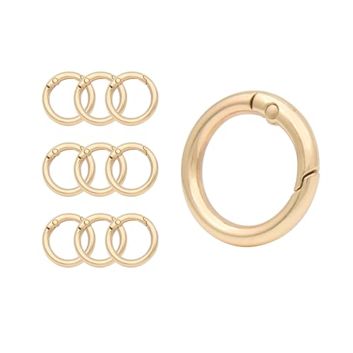 10 Stück 1,9 cm Metallfeder-O-Ringe, Clip, Schlüsselanhänger, Karabinerhaken, Schnalle, Geldbörse, Umhängetasche, Kettenringe, Clip, Ersatz-Paracord-Schlüsselanhänger, Schlüsselband, Leder, DIY 10 Stück 1,9 cm Metallfeder-O-Ringe, Clip, Schlüsselanhänger, Karabinerhaken, Schnalle, Geldbörse, Umhängetasche, Kettenringe, Clip, Ersatz-Paracord-Schlüsselanhänger, Schlüsselband, Leder, DIY von ZoloAJay