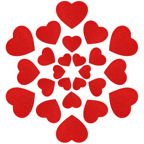 Flicken zum Aufbügeln, Zommke 24 Stück Herz Bügelflicken,Bügelpatch, Flicken zum Aufbügeln Kinder, Bügelflicken Kinder,Aufnäher,Bügelbilder für Kleidung Jacken Rucksäcke Jeans DIY T-Shirt Flicken zum Aufbügeln, Zommke 24 Stück Herz Bügelflicken,Bügelpatch, Flicken zum Aufbügeln Kinder, Bügelflicken Kinder,Aufnäher,Bügelbilder für Kleidung Jacken Rucksäcke Jeans DIY T-Shirt von Zommke