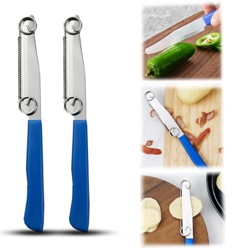 ZoneYan 3-in-1 Schäler und Hobel, Schnellschneidemesser, Kartoffelschäler, Gemüseschäler, Spargelschäler, Edelstahlschäler, Mehrzweckschäler mit abnehmbarer Feder, Obstschneidemesser ZoneYan 3-in-1 Schäler und Hobel, Schnellschneidemesser, Kartoffelschäler, Gemüseschäler, Spargelschäler, Edelstahlschäler, Mehrzweckschäler mit abnehmbarer Feder, Obstschneidemesser von ZoneYan