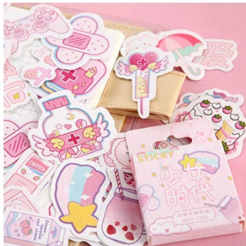 46pcs Tagebuch Planer Dekorative Aufkleber Adhesive Aufkleber Kawaii Tiere Scrapbooking Fertigkeit Sticker 46pcs Tagebuch Planer Dekorative Aufkleber Adhesive Aufkleber Kawaii Tiere Scrapbooking Fertigkeit Sticker von Zonfer