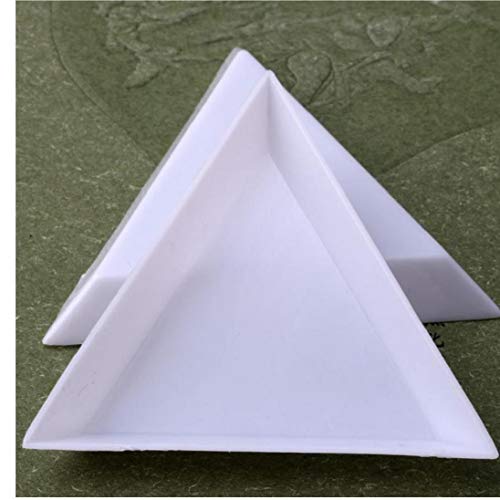 Zonfer 10pcs Triangular Sortierkästen Für Perlen, Handwerk, Schmuck, Nail Art Strass-kristallkorn, Kleinteile Zonfer 10pcs Triangular Sortierkästen Für Perlen, Handwerk, Schmuck, Nail Art Strass-kristallkorn, Kleinteile von Zonfer