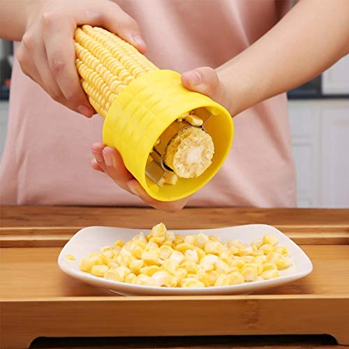 Zonfer 1pc Mais Stripping Tool, Mais Peeler Kreative Home Küche Mais Cutter Maispeeler Pfeiler-Remover-Corn Shucker von Zonfer
