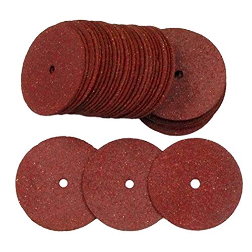 Zonfer 36pcs Harz Trennscheiben, Kreissägeblatt Schleifscheibe, Drehwerkzeug-zubehör, 24mm Schleifschleifscheibe von Zonfer