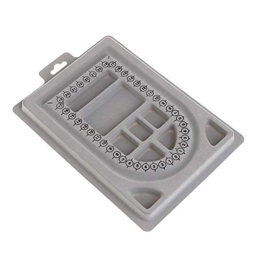 Zonfer Bead Design-Brett, Schmuckherstellung Handwerk Halsketten-Armband Perlen Verziert Schmuck Organizer Fach, DIY Fertigkeit-Werkzeug Zonfer Bead Design-Brett, Schmuckherstellung Handwerk Halsketten-Armband Perlen Verziert Schmuck Organizer Fach, DIY Fertigkeit-Werkzeug von Zonfer