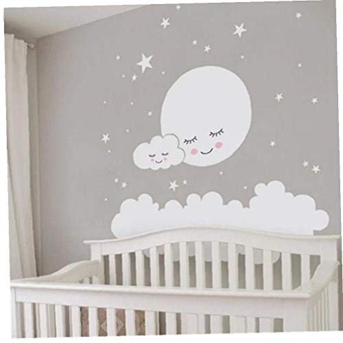 Zonfer Mond Wandtattoo Wolke Kinderzimmer-Wand-Aufkleber Für Kinderzimmer Aufkleber Nursery Sterne-Wand-Aufkleber Mädchen Dekorative Vinyl Babies 62 * 62cm Zonfer Mond Wandtattoo Wolke Kinderzimmer-Wand-Aufkleber Für Kinderzimmer Aufkleber Nursery Sterne-Wand-Aufkleber Mädchen Dekorative Vinyl Babies 62 * 62cm von Zonfer