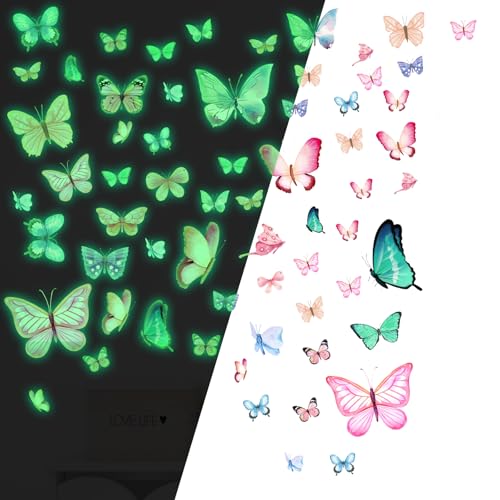 Zonoori Wandtattoo Schmetterlinge Leuchtend, 3d Schmetterling Zonoori Wandtattoo Schmetterlinge Leuchtend, 3d Schmetterling von Zonoori