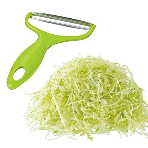 1 Stück Kohl-reibe Slicer Kartoffelschäler Gemüseschneider Salatmacher Edelstahl Obstschäler Zesters von PiniceCore