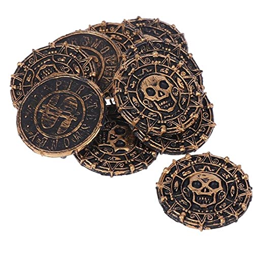 Zonster 10pcs Plastik Piraten Münzen Spielzeug Partei Props Für Partei Zu Zonster 10pcs Plastik Piraten Münzen Spielzeug Partei Props Für Partei Zu von Zonster