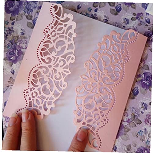 Zonster Grußkarte Border Stanzformen, Prägen DIY Spitze-Rand-Feld-Schablone Für DIY Scrapbooking Emboss Papierkarten-Schablone von Zonster