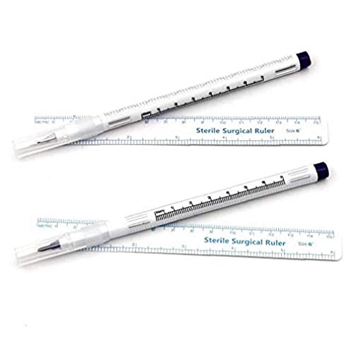 Zonster Haut-markierungs-Stift, Fach Marker Pen Tattoo Pen Tip Marker Pen (0,5 Mm 1 Mm) wasserdichte Haut Marker von Zonster