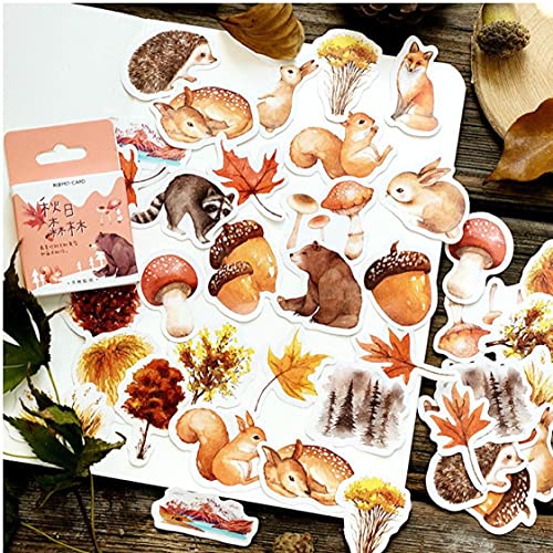 Zonster Neuheit Herbst-Wald Dekorative Sticker Scrapbooking Tagebuch Album-Stock-Lable von Zonster