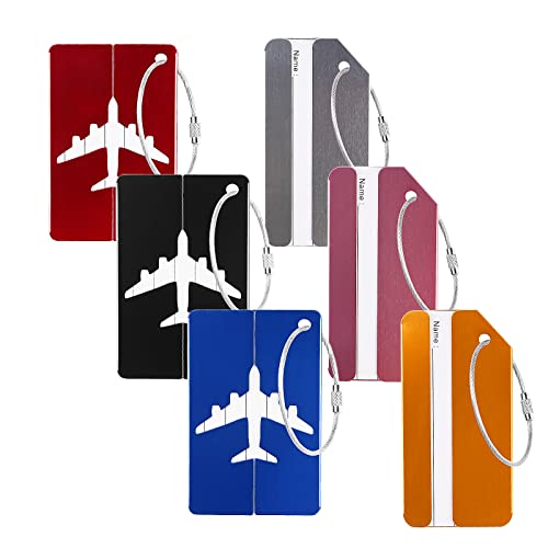 6er Metall Kofferanhänger kinder Schulpack schnell erkennen,ZOOMSKY Aluminium Gepäckanhänger Koffer Gepäck Etiketten zum schnellen Auffinden von Reisetaschen 6er Metall Kofferanhänger kinder Schulpack schnell erkennen,ZOOMSKY Aluminium Gepäckanhänger Koffer Gepäck Etiketten zum schnellen Auffinden von Reisetaschen von ZoomSky