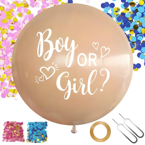 Gender Reveal Balloon XXL, für Gender Reveal Party Deko Gender Reveal Balloon XXL, für Gender Reveal Party Deko von Zoonvii