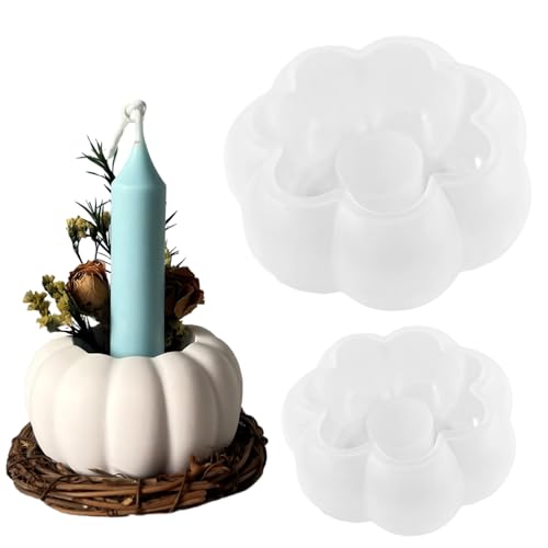 Kürbis Silikonformen,2PCS Gießformen Kerzenhalter,Halloween Kürbisform,Silikonform herbst,Gießform kürbis,Silikonformen gießformen,Gipsformen zum Gießen für DIY kürbis,Herbstdeko,Halloween Kürbis Silikonformen,2PCS Gießformen Kerzenhalter,Halloween Kürbisform,Silikonform herbst,Gießform kürbis,Silikonformen gießformen,Gipsformen zum Gießen für DIY kürbis,Herbstdeko,Halloween von Zoonvii