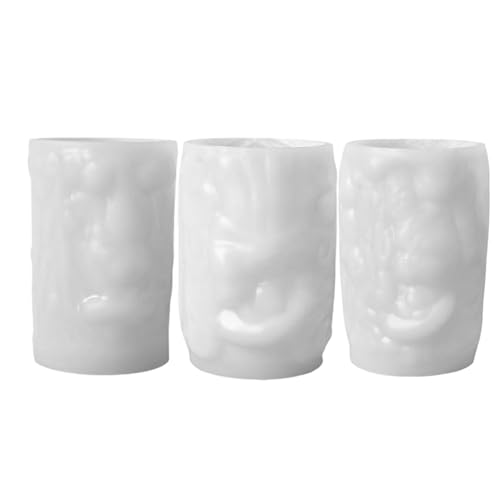 Form Für Kerzenherstellung, 3D Silikonform Kerzen-Gießen Formen Set, 3 Stück Hexen-Säulenformen Für Kerzen, Harzform, Silikonform Heimdekoration Form Für Kerzenherstellung, 3D Silikonform Kerzen-Gießen Formen Set, 3 Stück Hexen-Säulenformen Für Kerzen, Harzform, Silikonform Heimdekoration von Zopoee