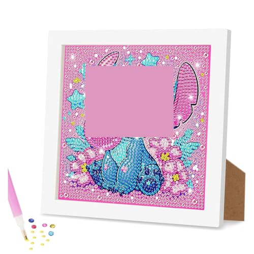 Zoriwn Diamond Painting Kinder mit Holzrahmen - 5D DIY Diamant Painting Bilder Kinder, Diamond Painting Mädche, Diamant Painting Bilder Arts Craft für Wohndekoration und Geschenke 18x18 cm von Zoriwn