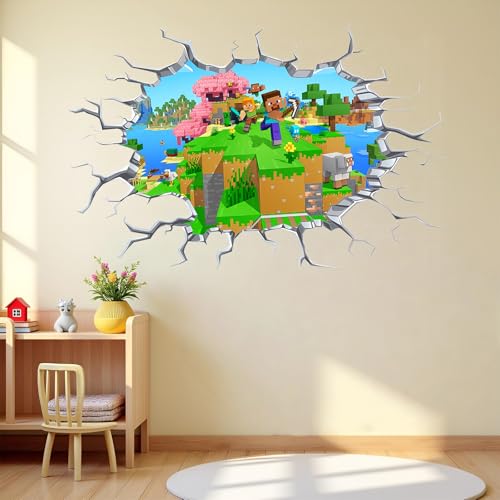 Zoriwn Wandtattoo Kinderzimmer Junge Mädchen, Anime Wandaufkleber Kinderzimmer Wandsticker Kinder Wandtattoos Aufkleber, Wall Stickers Kids Bedroom Wanddekoration von Zoriwn