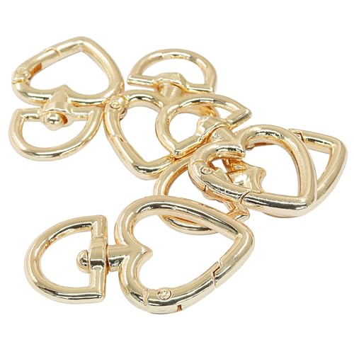 Zorveiio 12 Stück 3/4 Zoll Zinklegierung Herzform Drehschnallen Trigger Feder Schlüsselanhänger Schnallen Drehverschluss Mode Clips Schlüsselanhänger Ring Verschlüsse Haken Zorveiio 12 Stück 3/4 Zoll Zinklegierung Herzform Drehschnallen Trigger Feder Schlüsselanhänger Schnallen Drehverschluss Mode Clips Schlüsselanhänger Ring Verschlüsse Haken von Zorveiio