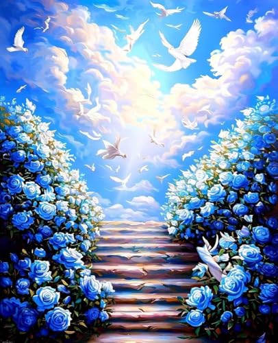 Malen Nach Zahlen Erwachsene Himmel, Malen Nach Zahlen Blume DIY Handgemalt Ölgemälde Kit für Anfänger and Kinder, Mit 3-Pinseln und Acrylfarbe, Basteln Erwachsene für Home Zimmer Deko 70x95cm 9-61 Malen Nach Zahlen Erwachsene Himmel, Malen Nach Zahlen Blume DIY Handgemalt Ölgemälde Kit für Anfänger and Kinder, Mit 3-Pinseln und Acrylfarbe, Basteln Erwachsene für Home Zimmer Deko 70x95cm 9-61 von Zoulile