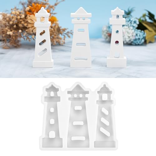 Silikon Gießformen Leuchtturm; Maritime Leuchtturm Silikonform; Silikon Leuchtturm Haus Formen für Wohnzimmer Heimdekoration Silikon Gießformen Leuchtturm; Maritime Leuchtturm Silikonform; Silikon Leuchtturm Haus Formen für Wohnzimmer Heimdekoration von Zouwel