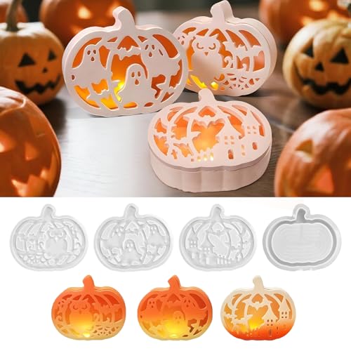 Silikonformen Gießformen Halloween Kürbis, 4 Stück Silikonform Herbst, Halloween Kürbis Deko, Kerzenformen Silikon, Helloween Giessformen Silikon Gipsformen Zum Gießen Silikonformen Gießformen Halloween Kürbis, 4 Stück Silikonform Herbst, Halloween Kürbis Deko, Kerzenformen Silikon, Helloween Giessformen Silikon Gipsformen Zum Gießen von Zouwel
